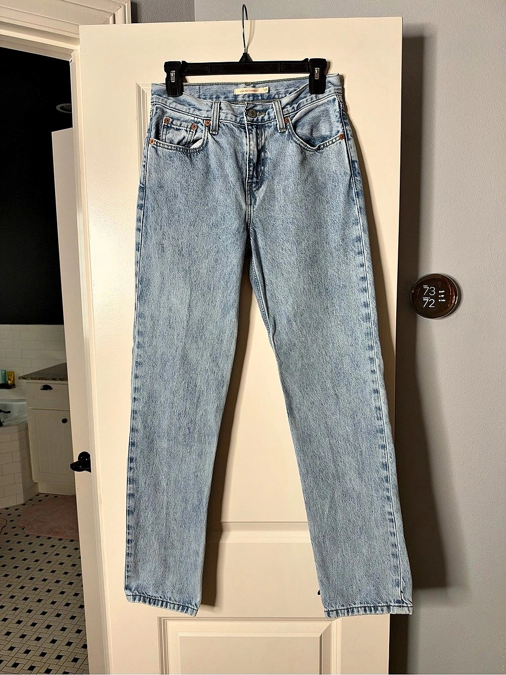 Levi's Low Pro Straight Jeans Blue Waist 25
